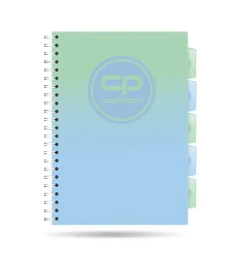 kolozeszyt-a4-100k-kratka-pp-coolpack-gradient-mojito