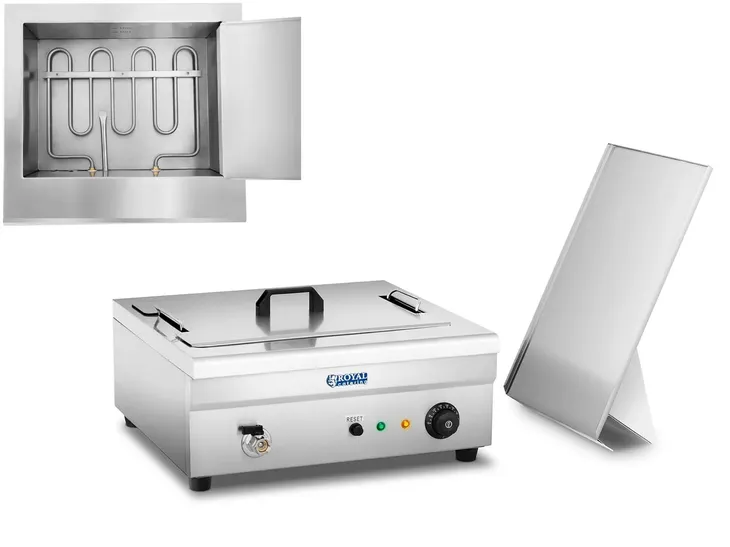 SMAŻALNIK DO PĄCZKÓW Royal Catering 18 L 3200 W Frytownica z Kranikiem