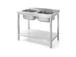 stol-gastronomiczny-z-2-zlewami-skrecany-100x60x85cm-z-rantem-i-polka