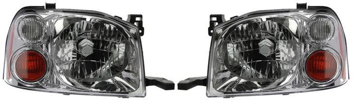 REFLEKTOR LAMPA PRZÓD NISSAN PICK UP III D22 1998-2005 DEPO H4 LEWY+PRAWY