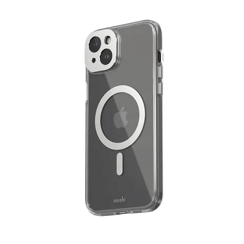 moshi-iglaze-magsafe-etui-iphone-15-plus-luna-silver