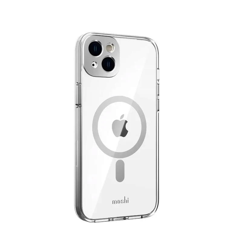 moshi-iglaze-magsafe-etui-iphone-14-plus-luna-silver