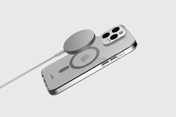 moshi-iglaze-magsafe-etui-iphone-14-plus-luna-silver-funkcje-ladowanie-indukcyjne-pochlanianie-wstrzasow