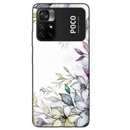 etui-glass-black-do-xiaomi-poco-m4-pro-5g-kwiatowy-roslinny-tropikany-wzory