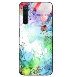 etui-glass-black-do-realme-6-pro-kwiatowy-roslinny-tropikany-wiele-wzorow
