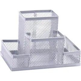 przybornik-na-biurko-q-connect-4-komory-metalowy-srebrny