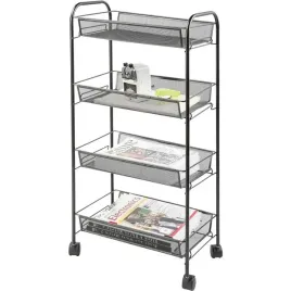 stojak-na-dokumenty-q-connect-4-polki-metalowy-czarny