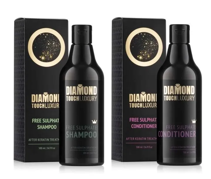 DIAMOND TOUCH Free Sulphate szampon i odżywka po keratynie 2x500ml