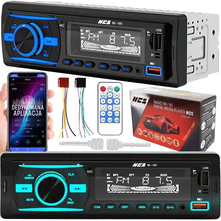 radio-samochodowe-1din-usb-sd-mikrofon-bluetooth