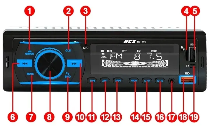 radio-samochodowe-1din-usb-sd-mikrofon-bluetooth
