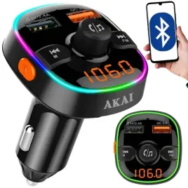 transmiter-fm-do-samochodu-bluetooth-led-usb-akai-fmt-52bt-ladowanie-qc-3-0
