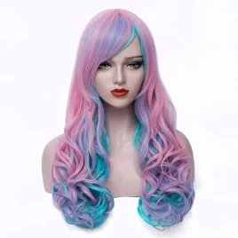 peruka-damska-rozowo-niebieska-dluga-60cm-falowana-na-impreze-halloweenowa