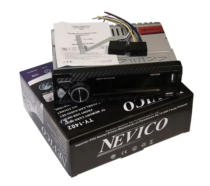 radio-samochodowe-1din-bluetooth-mp3-2xusb-sd-id3-stan-opakowania-oryginalne