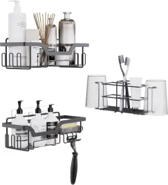 polki-przysznicowe-bez-wiercenia-organizer-lazienkowy-uchwyt-zestaw-3-szt