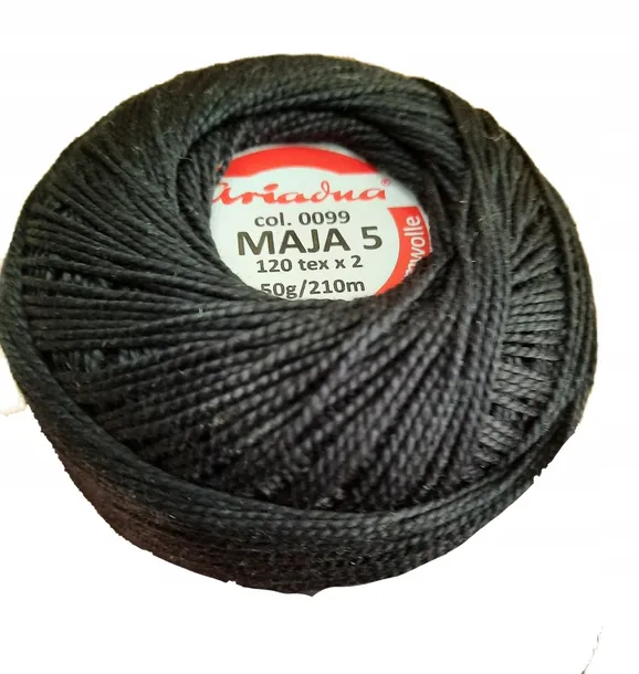 Kordonek MAJA 5 ariadna 210m - 099 czarny