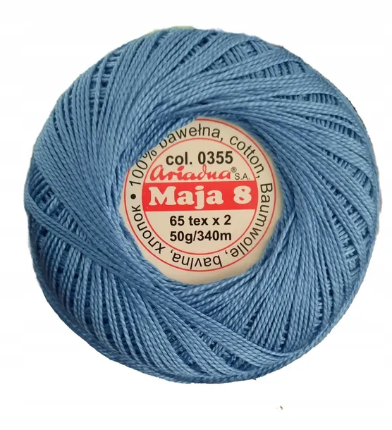 Kordonek MAJA 8 ariadna 340m - 355 - niebieski