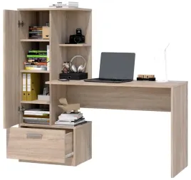 nowoczesne-biurko-z-regalem-regi-sonoma-regal-biurko-szuflada-uchwyty-styl