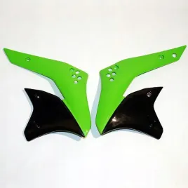 ufo-oslony-chlodnicy-kawasaki-kxf-250-07-kolor-zielony-czarny