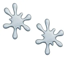 naklejka-na-samochod-kleks-3d-srebrny