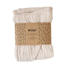 natruba-muslinowy-recznik-z-kapturkiem-bezowy