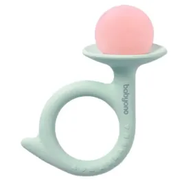 babyono-gryzak-silikonowy-snail-slimak-mietowo-rozowy
