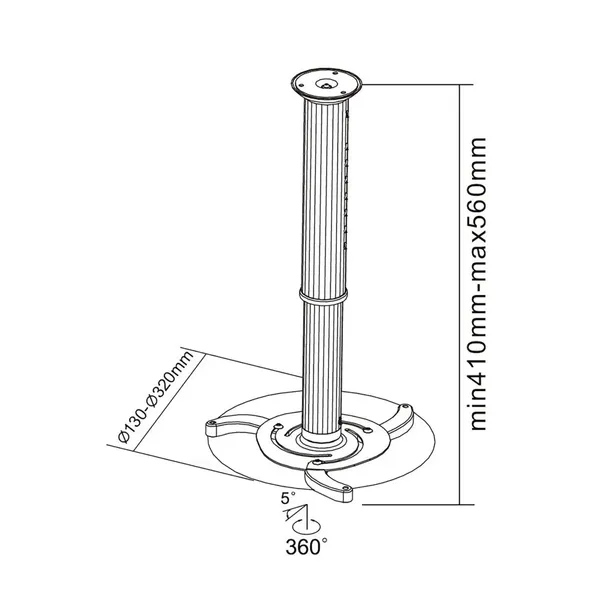 uchwyt-do-projektorow-sufitowy-kod-producenta-uch0102