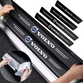 naklejki-ochronne-na-progi-folia-ochronna-karbon-do-volvo-progi-logo-volvo
