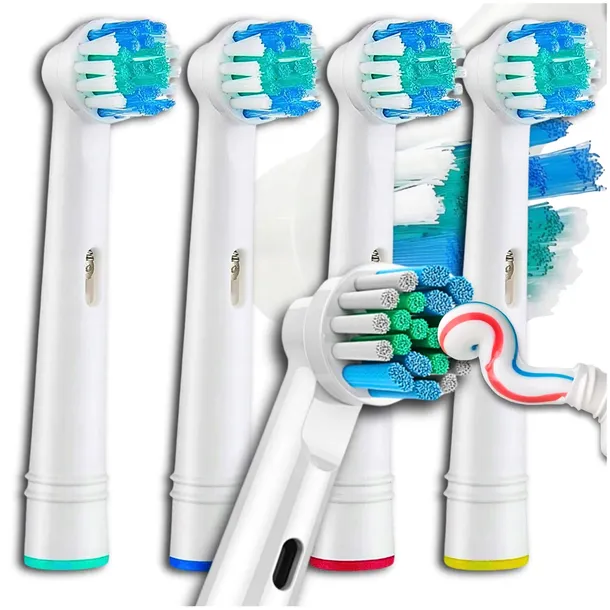4x KOŃCÓWKI DO SZCZOTECZKI ORALB BRAUN ELEKTRYCZNEJ DLA DZIECI I DOROSŁYCH