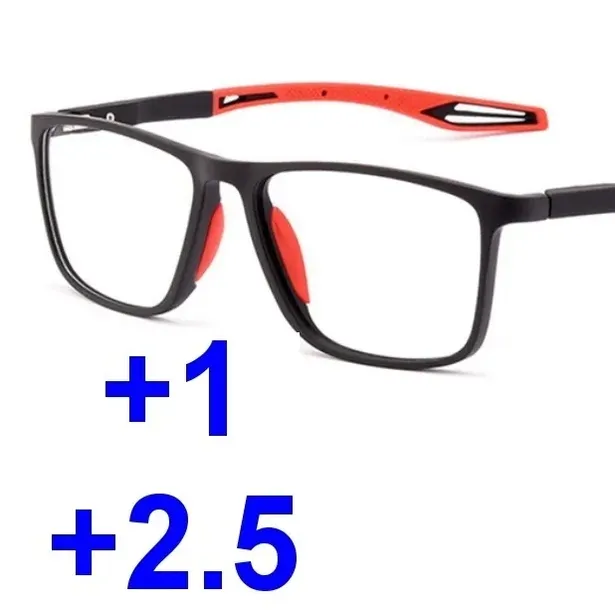 Okulary progresywne sportowe gotowe +1 DAL, +2.5 BLIŻ