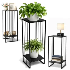 kwietnik-loft-metalowy-80-cm-czarny-stojak-2-poziomy-industrial-producent