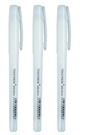 dlugopis-bialy-zelowy-touchnew-0-8mm-3szt