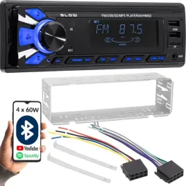 radio-samochodowe-1-din-bluetooth-2x-usb-aux-sd-mp3-pilot-bateria-zestaw