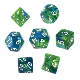 komplet-kosci-rpg-dwukolorowe-niebiesko-zielone