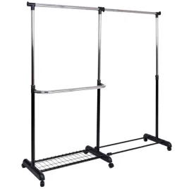 wieszak-regulowany-stojacy-na-kolkach-rufo-czarny