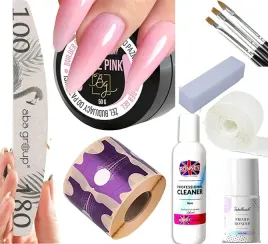 zestaw-zel-budujacy-do-paznokci-50g-primer-cleaner-waciki-szablon