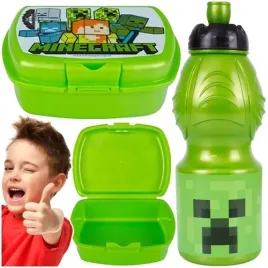 bidon-na-wode-330-ml-sniadaniowka-lunchbox-2w1-creeper-minecraft-astra