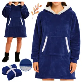 kocobluza-oversize-z-kapturem-xxl-gruby-koc-bluza-dluga-futrzana-granatowa