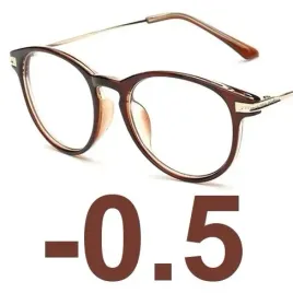 okulary-kujonki-korekcyjne-minusy-brazowe-0-5