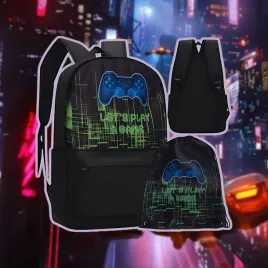 plecak-szkolny-gaming-22l-zestaw-z-workiem-czarny-oxford-600d-mlodziezowy