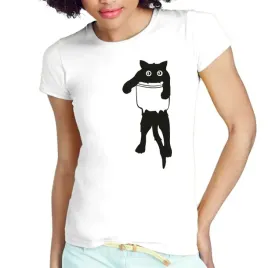 koszulka-damska-z-kotem-t-shirt-kot-w-kieszonce-s