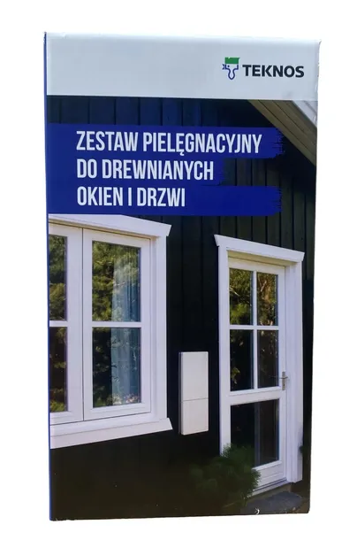 Zestaw do konserwacji drewnianych drzwi i okien TEKNOCLEAN + TEKNOCARE