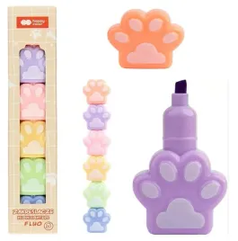 zakreslacz-catanddog-lapka-5-szt-kolorow-fluo-happy