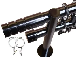karnisz-ciche-kolka-czarny-25-19mm-podwojny-160-cm