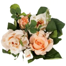 wianek-stroik-sztuczne-roze-lososiowy-gotowa-ozdoba-na-stol-szafke-20-cm