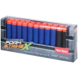 strzalki-foam-strike-x-piankowe-naboje-toi-toys-karabin-pistolet-26-sztuk