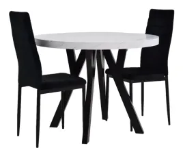 stol-okragly-90x90-190cm-marmur-bianco-i-2-krzesla-tapiceowane-welur-czarny