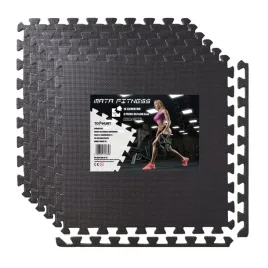 mata-ochronna-fitness-komplet-6-sztuk-czarna