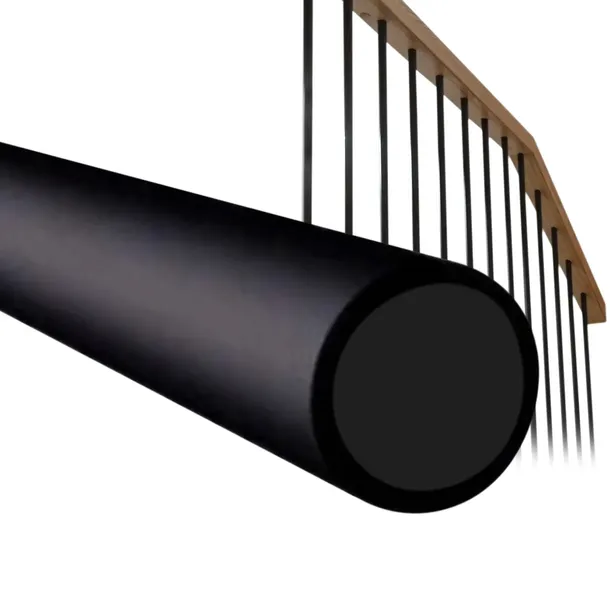 RURA RURKA DO BALUSTRADY CZARNY MAT 25MM 200CM TRALKA SŁUPEK PORĘCZ