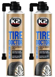 2x-k2-tire-doctor-kolo-zapasowe-w-sprayu-500ml-2-szt-do-opon-uszczelniacz