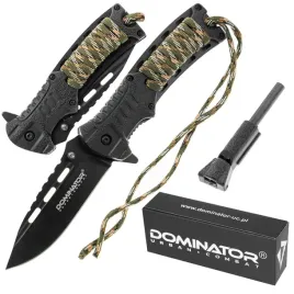 noz-dominator-skladany-bushcraft-4w1-krzesiwo-linka-paracord